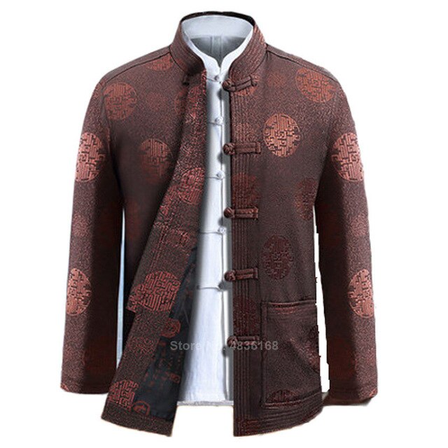 Tang Suit Traditional Chinese Clothing for Men Full Sleeve 2020 News Kung Fu Clothing New Year Clothes Vintage Party Male Jacket