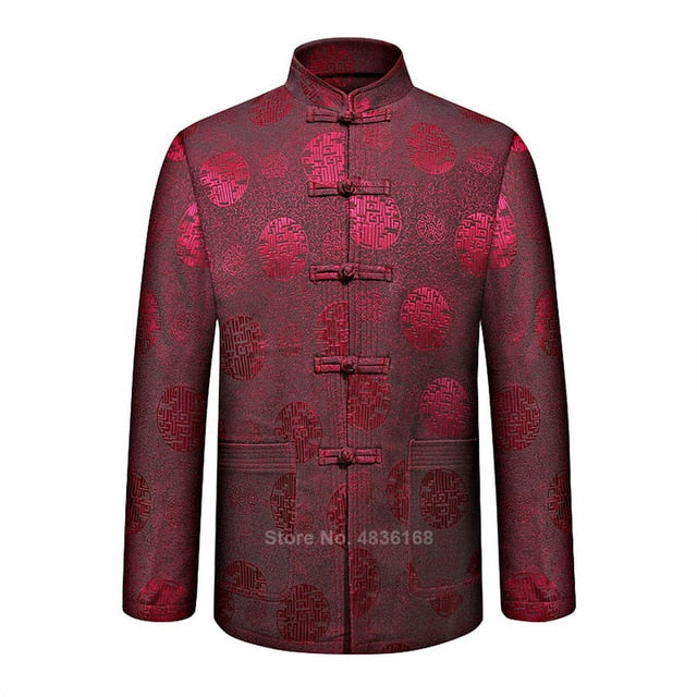 Tang Suit Traditional Chinese Clothing for Men Full Sleeve 2020 News Kung Fu Clothing New Year Clothes Vintage Party Male Jacket